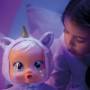 Cry Babies Goodnight Dreamy - Sleepy Time Baby Doll con luces LED, para niñas y niños de 18 metros y arriba