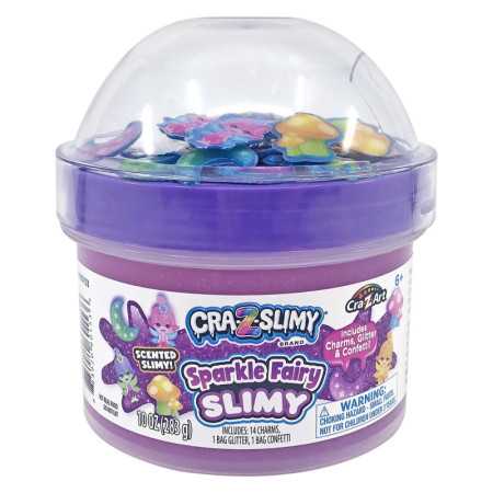 Cra-Z-Art Cra-Z-Slimy Sparkle Fairy Slime, Purple, de 6 años en adelante