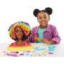 Barbie Deluxe Styling Head with Color Reveling Accessors y Curly Brown Rainbow Hair