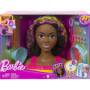 Barbie Deluxe Styling Head with Color Reveling Accessors y Curly Brown Rainbow Hair