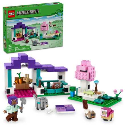 LEGO Minecraft The Animal Sanctuary Building Set, Toy para niñas y niños, regalo para jugadores 21253