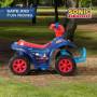 Sonic con licencia El paseo por la batería Hedgehog 6V en ATV para niños de 2 a 5 años, azul