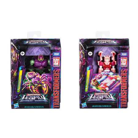 Transformers Generations Legacy Deluxe Tarnatula y Elita Kids Toy Action Figuras para niños y niñas