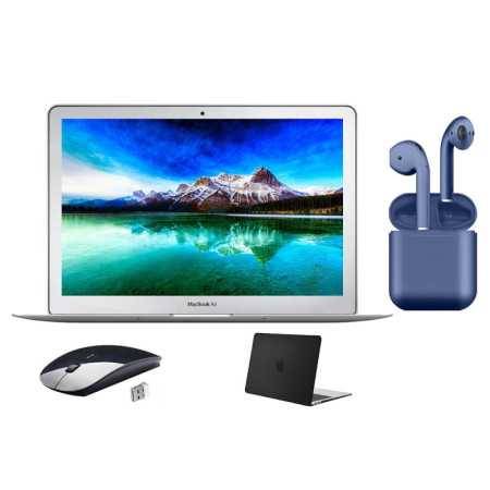 Apple MacBook Air restaurado 13.3 pulgadas Intel Core i5 1.6GHz 8GB RAM 128GB SSD Mac OS Bundle: Case negro, mouse inalá