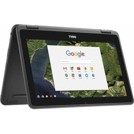 Laptop de Dell Chromebook 3189 2-In-1, 11.6 \ 1 HD (1366 x 768) pantalla táctil, Intel Celeron N3060, 4GB RAM, 32GB EMMC