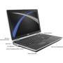 Restaurado Dell Black 15.6 \ 1 Latitud E6530 WA5-0852 PC laptop con procesador Intel Core i7-3520m, memoria de 12 GB, di