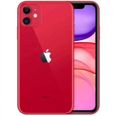 Restaurado Apple iPhone 11 A2111 128GB rojo completamente desbloqueado 6 \ 1 teléfono inteligente (Restaurado como nuevo