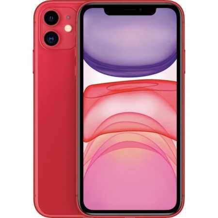 Restaurado Apple iPhone 11 128GB totalmente desbloqueado (Verizon + Sprint + GSM desbloqueado), Rojo (restaurado)