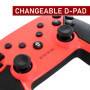 Controlador GameFitz para Nintendo Switch en rojo