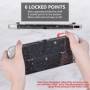 Case transparente para Nintendo Switch OLED, cubierta protectora dura para el controlador OLED y Joy Controlador de Joy