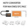 Cable HD HD Adapter HDMI 1080p para Nintendo 64/SNES/NGC GameCube Console