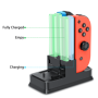 Joy-Con Accesorios de Docking Dock para Nintendo Switch, LED Pro Controller Charger Stand with USB Cable, Gaming Joystic