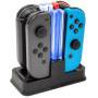 Joy-Con Accesorios de Docking Dock para Nintendo Switch, LED Pro Controller Charger Stand with USB Cable, Gaming Joystic