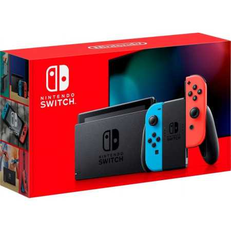 Consola de juegos Nintendo Switch con Neon Blue y Neon Red Joy-Con