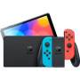 Nintendo Switch Modelo OLED Neon Red and Blue Joy Con 64 GB Pantalla HD y Dock Lan-Port con interruptor 1-2 y controlado