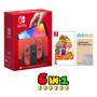 2023 NUEVO NINTendo Switch OLED Model Mario Red Edition Joy Con 64GB Consola HD Screen & Lan -Port Dock con Super Mario