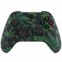 \ 1420 Hojas de cannabis \ 1 Xbox One X Design único de controlador personalizado sin modificar (con 3.5 Jack)