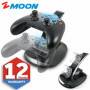 Zmoon Microsoft Xbox One Xbox One S /Xbox One X Controlador GamePad Soporte de carga Controladores Docking Estación de a