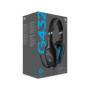 Auriculares de juegos con cable Logitech G432, sonido envolvente 7.1, USB y 3,5 mm, negro