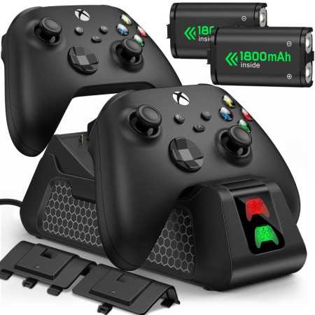 Estación de carga del controlador Dinofire Xbox para Xbox Series X | S/Xbox One/Elite, Xbox Series X Controller Carger c