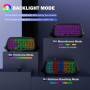 MOKO RGB Backlight Keyboard para el controlador Xbox One, Xbox Series X/S, teclado de chatpad inalámbrico con receptor 2