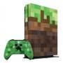 Microsoft 23C-00001 Xbox One S Minecraft Consola de juego 1TB de edición 1TB con controlador hexadecimal de color púrpur