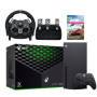 Xbox Series X 1TB ULRA Fast SSD Gaming Console con Logitech G920 Racing Wheel Set & Forza Horizon 5