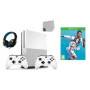 Microsoft 234-00051 Xbox One S White 1TB Consola de juego con 2 controladores incluido con el paquete de axción de perno