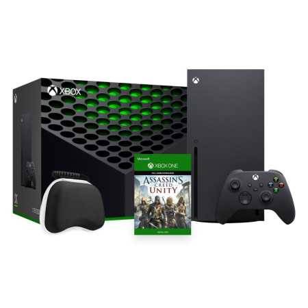 2023 Xbox Series X Bundle - 1TB SSD Black Flagship Console Xbox y controlador inalámbrico con Assassin's Creed Unity Jue