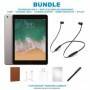 Apple iPad 6 (2018) Bundle, 32GB, Space Grey, Wi-Fi, Beats o JBL auriculares, estuche, vidrio templado, lápiz lápida, ac